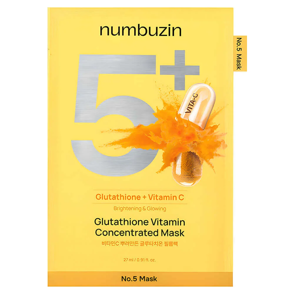 numbuzin No.5 Glutathione Vitamin Concentrated Mask